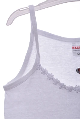 Майка однотонна з квіточкою