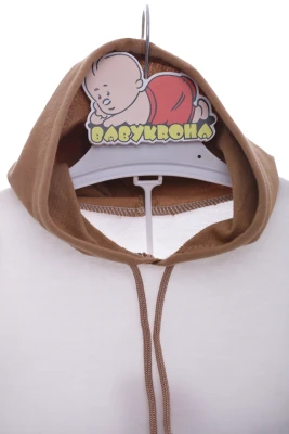 Спортивний костюм для хлопчика з смужкою бежевий