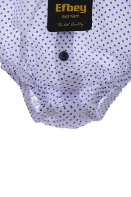 Костюм ошатний для хлопчика Малюк бавовняний блакитний