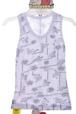 Труси з майкою для хлопчика "Вперед" білий