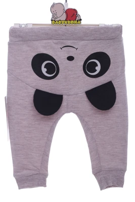 Штанці бавовняні з Пандочкою сірі