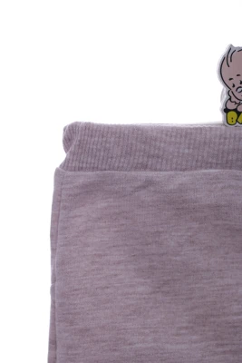 Штанці бавовняні з Пандочкою сірі