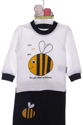 Костюм трійка з жилеткою для хлопчика Бджілка жовта