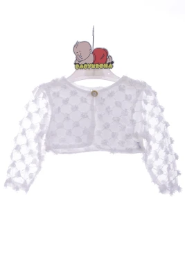 Пишна сукня з болеро Girl з персикове гіпюром