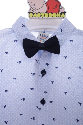 Костюм сорочка та штани для хлопчика Лего трикотажний синій