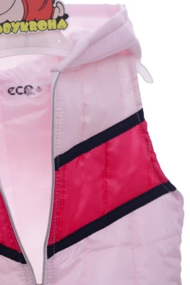 Спортивний костюм з жилеткою для дівчинки Королева рожевий