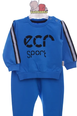 Спортивний костюм із жилеткою для хлопчика синій