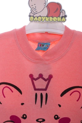 Піжама для дівчинки з принцесою Кіткою персикова Cit Cit Kids