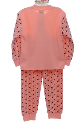Піжама для дівчинки з леді Мишутка персикова Cit Cit Kids
