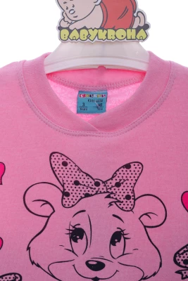 Піжама для дівчинки з леді Мішуткою рожева Cit Cit Kids