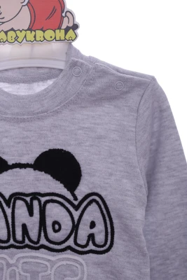 Трикотажний костюм для хлопчика з милою Пандою синій Esa Baby