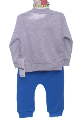 Трикотажний костюм для хлопчика з милою Пандою синій Esa Baby