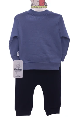 Костюм трикотажний для хлопчика з Мішуткою синій Esa Baby