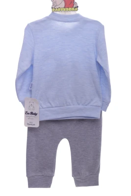 Костюм трикотажний для хлопчика зі Слоніком блакитний Esa Baby