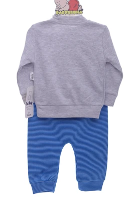 Трикотажний костюм для хлопчика з Котом блакитний Esa Baby