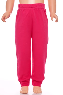 Піжама для дівчинки з довгим рукавом інтерлок Tik-Tok рожева