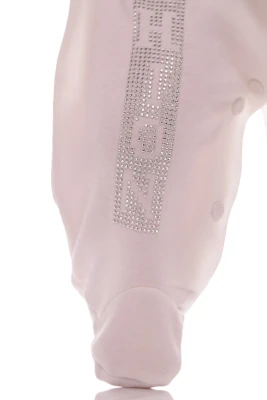 Людочка з шапочкою для дівчинки інтерлок Fashion молочний