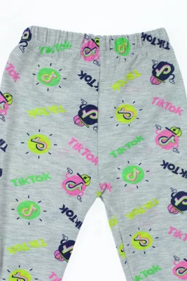 Туніка з лосинами для дівчинки трикотажний Tik-Tok жовтий