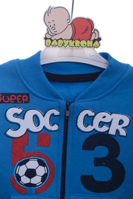 Спортивний костюм на флісі для хлопчика 53 бірюзовий