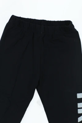 Лосини для дівчинки трикотажні Tik-Tok чорні