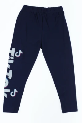Лосини для дівчинки трикотажні Tik-Tok сині