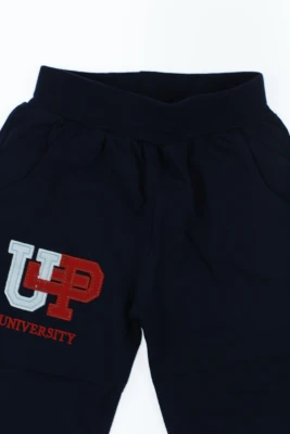 Штани спортивні трикотажні "UP" темно сині