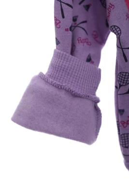 Кофта на флісі для дівчинки Pretty фіолетова