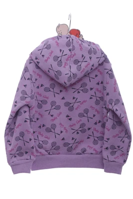 Кофта на флісі для дівчинки Pretty фіолетова