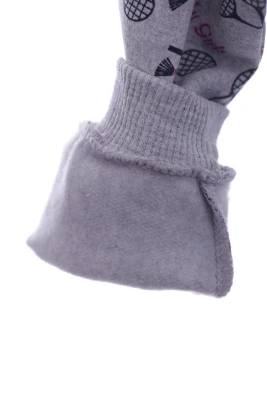 Кофта на флісі для дівчинки Pretty сіра