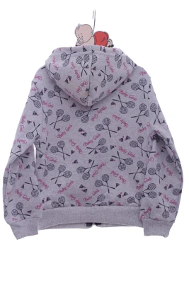 Кофта на флісі для дівчинки Pretty сіра