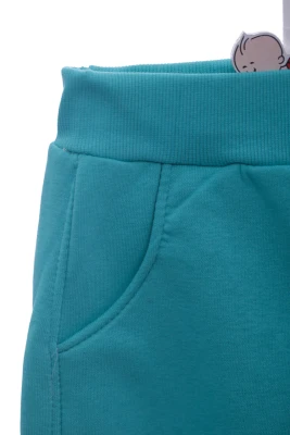 Штани на флісі для дівчинки з метеликом