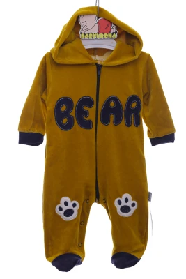 Людина для хлопчика на змійці велюр Мишко гірчичний