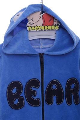 Людина для хлопчика велюр на змійці Михайло електрик