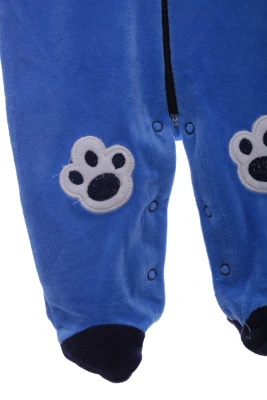 Людина для хлопчика велюр на змійці Михайло електрик