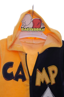 Людина велюр на змійці CAMP жовтий