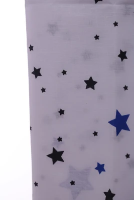Пелюшка ситець з принтом Зірочок 110*85 см біла