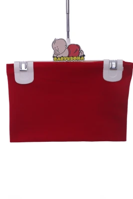 Хомут трикотажний для дівчинки однотонний червоний