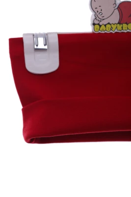 Хомут трикотажний для дівчинки однотонний червоний