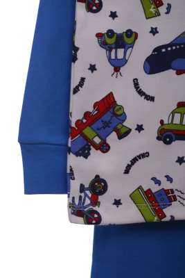 Піжама для хлопчика трикотажна Чемпіон синій Cit Cit Kids