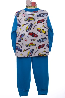 Піжама для хлопчика трикотажна з Машинами бірюзова Cit Cit Kids