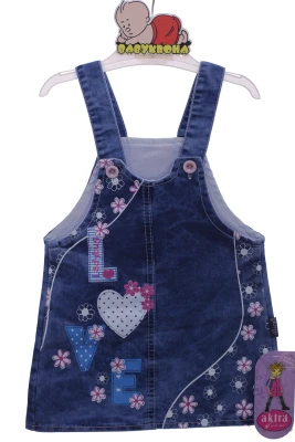 Сарафан котоновий з Квіткою синій Akira