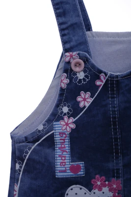 Сарафан котоновий з Квіткою синій Akira