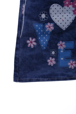 Сарафан котоновий з Квіткою синій Akira