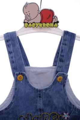 Джинсовий сарафан з Серцем синій Akira