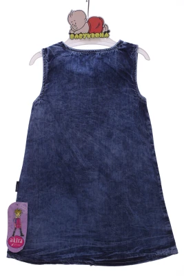 Сарафан котоновий з Метеликами синій Akira