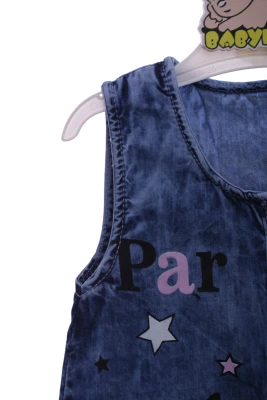 Сарафан котоновий з Кішечками синій Akira