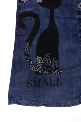 Сарафан котоновий з Кішечками синій Akira