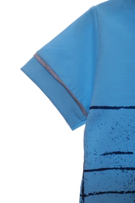 Шорти з футболкою для хлопчика трикотажні Beboo "Літо" бірюзові