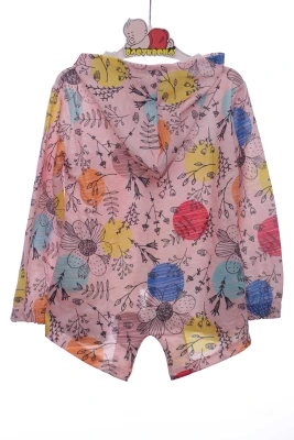 Кофта для дівчинки двонитка Citcit в Квіти персикова