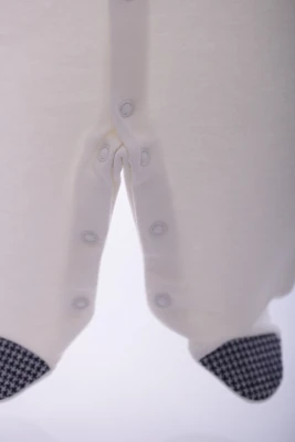 Чоловічок з шапкою для хлопчика трикотажний Модний сірий